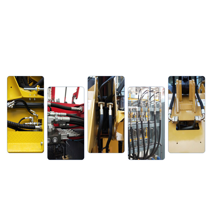 Flexible Multi Spiral Hydraulic Hose Compact With Reduced Bend Radii And Bending Force