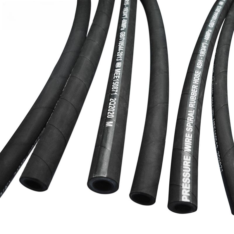 SAE 100 R12 Spiral Hydraulic Hose High Pressure For Petroleum Based Hydraulic Oils