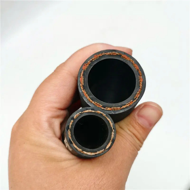 Flexible Multi Purpose Rubber Hose Oil Return Pipe R3 R6 Fiber Braided Hydraulic Hose