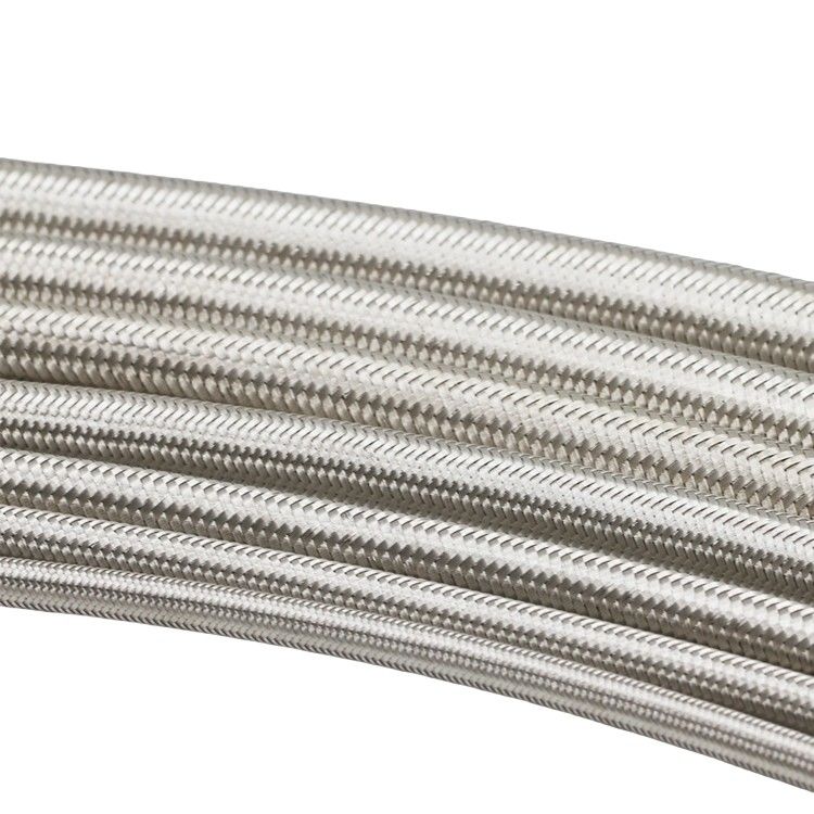 Stainless Steel Flexible Braided Hose Tube Pipe PTFE Metal Hose For Fuel Oil Hose Line