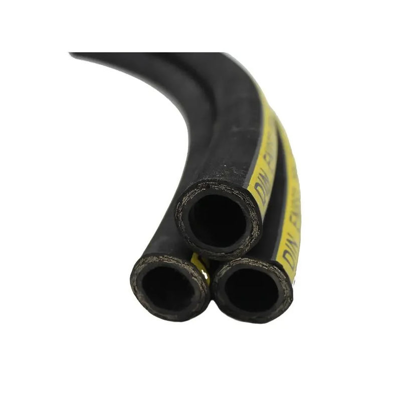 Crimping Machine Hydraulic Hose En853 1sn with Black Oil Outer Layer and Oil Resistant Inner Layer